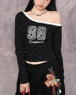 Retro hottie long sleeves (women's style)