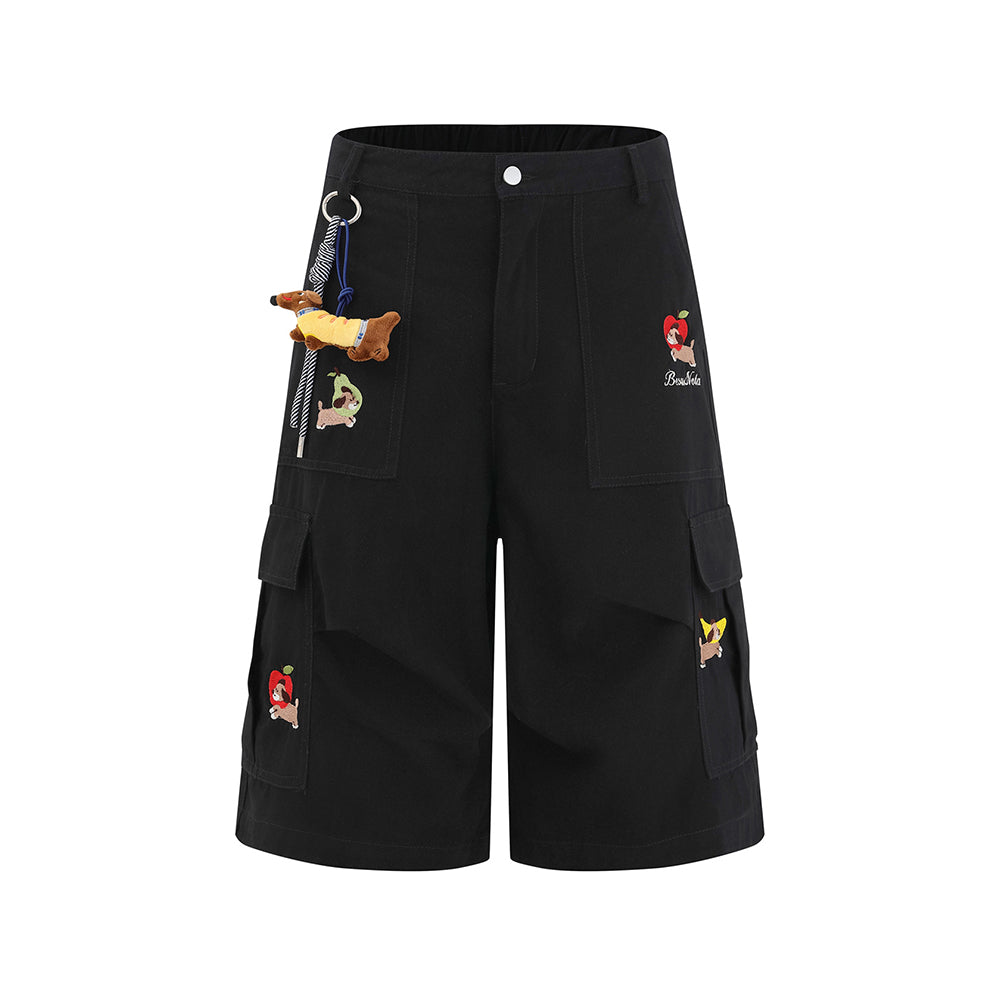 Multi-pocket cargo shorts