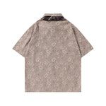 Vintage Floral Tie Shirt