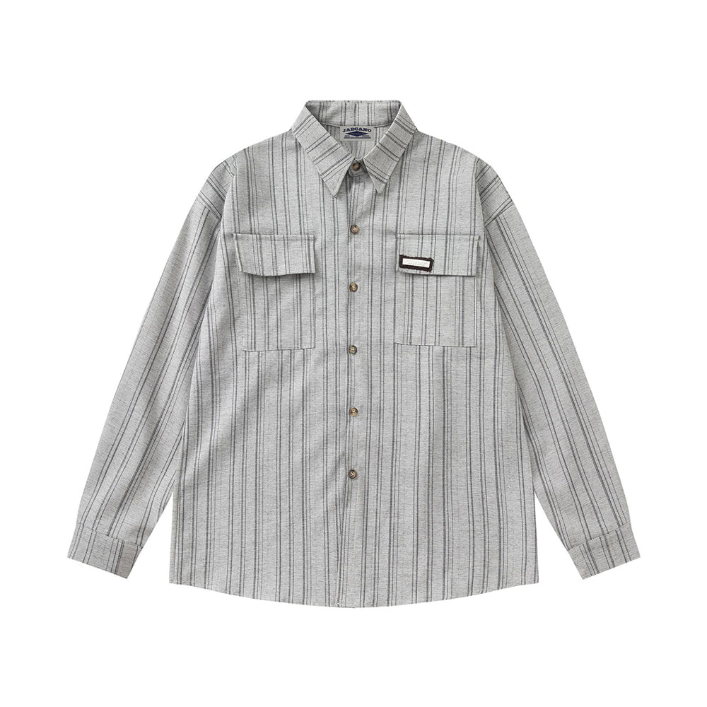 vintage striped long sleeve shirt