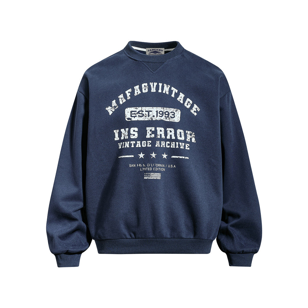 Crew neck casual sweatshirt