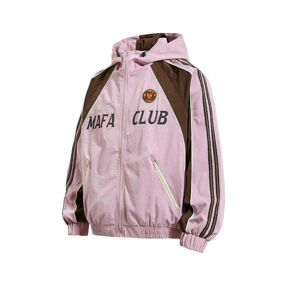 Retro patchwork couple jackets