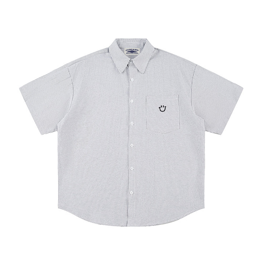 Solid color all-match shirt