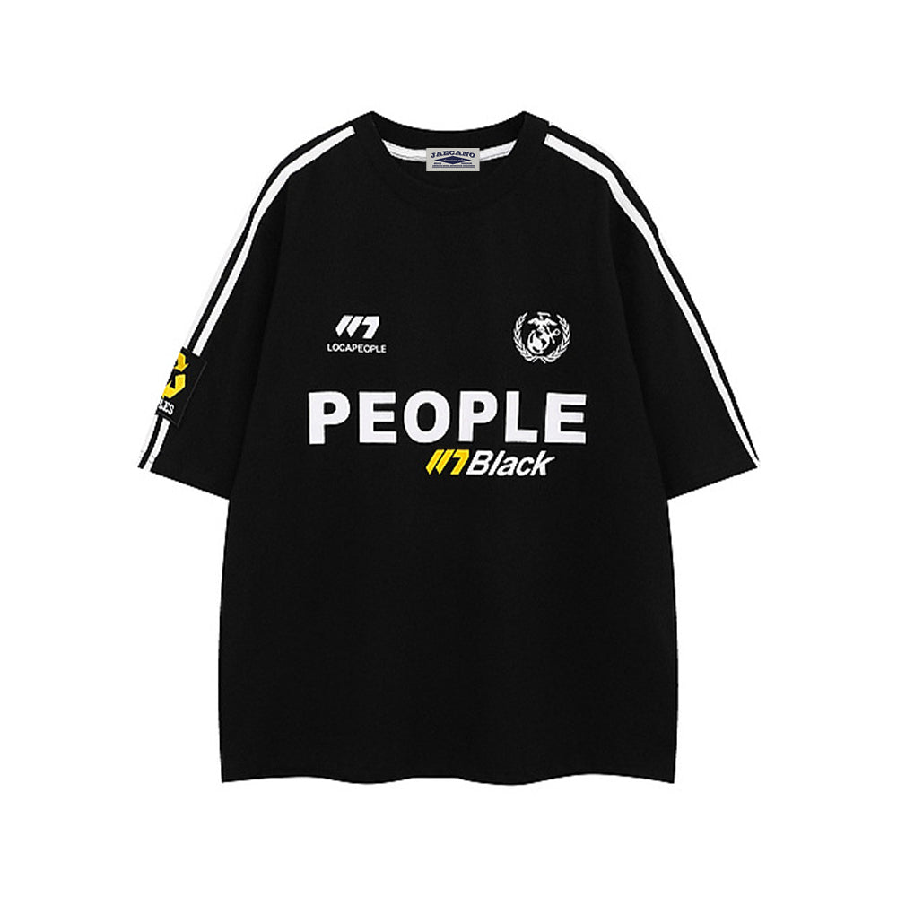 디지털 스트라이프 반팔