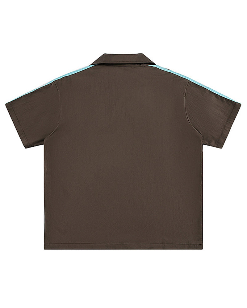 復古學院風短袖