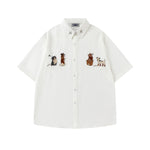 Cute Puppy Short Sleeve Shirt