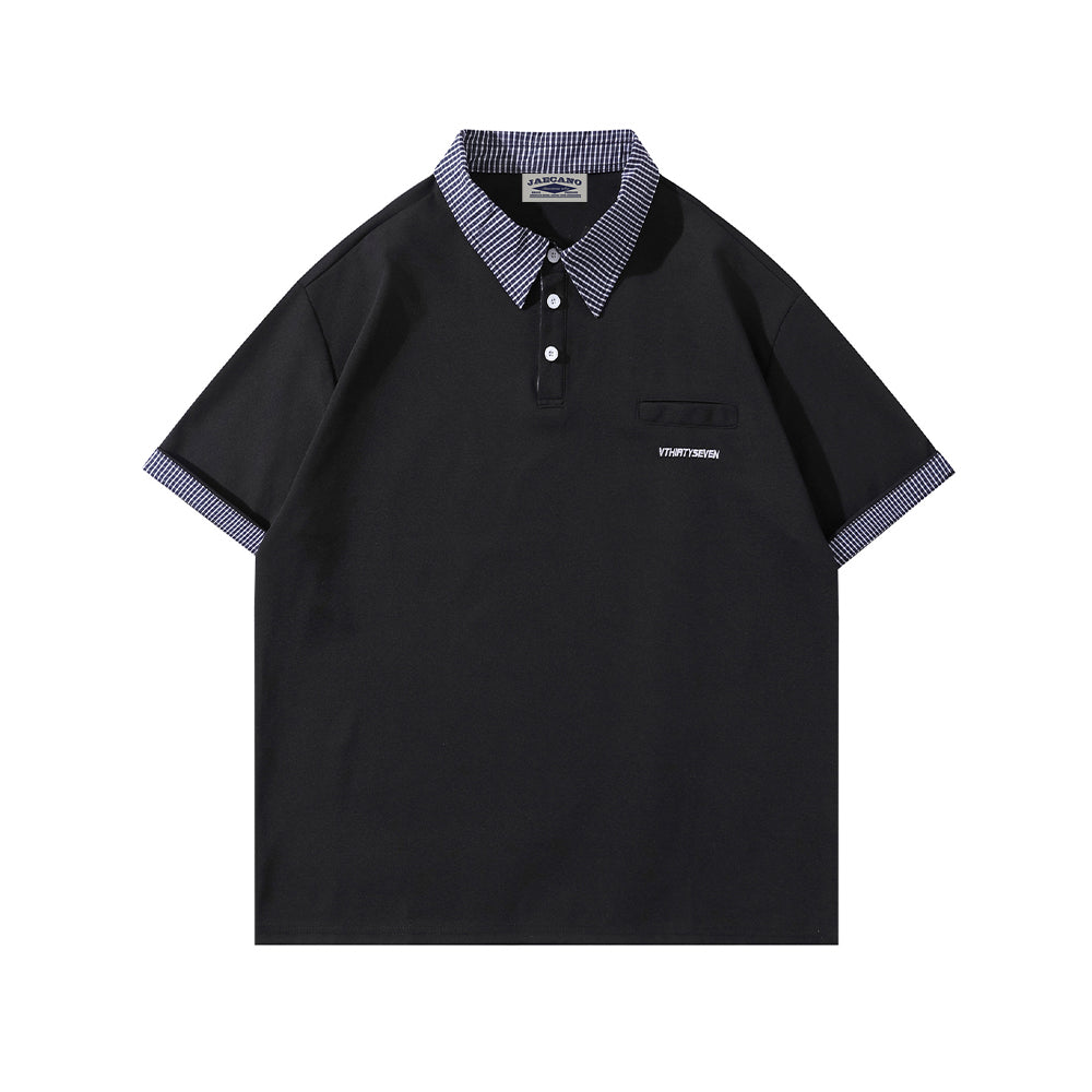 Retro embroidered short sleeves