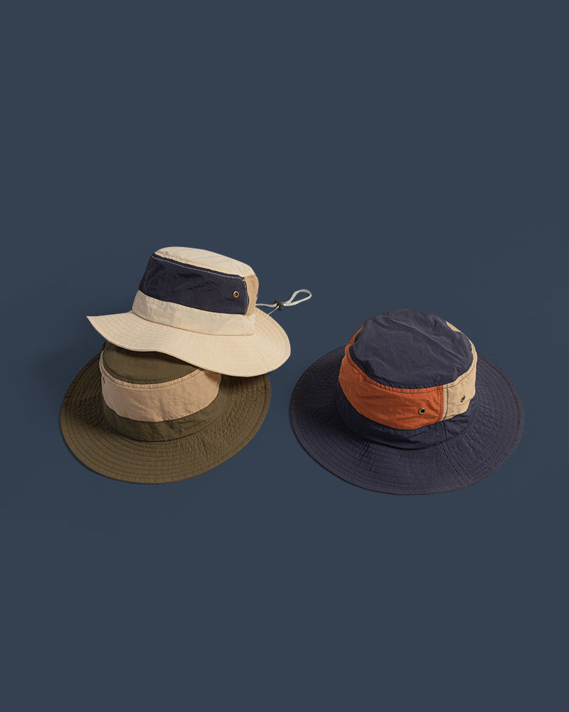Color-block Sun Hat