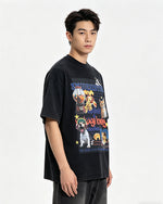 レトロプリント半袖