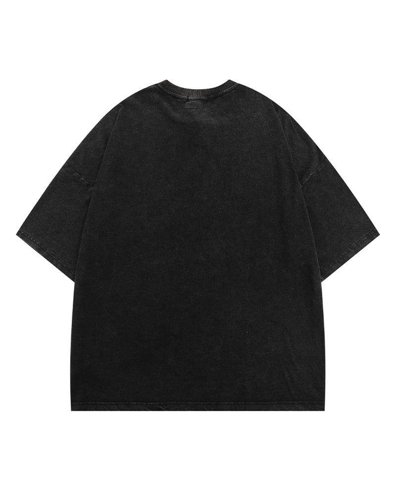 美式卡通小貓咪短袖