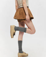 Anti-exposure pleated skirt