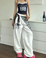 Retro casual trousers (women's)