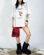 Retro sports loose jersey