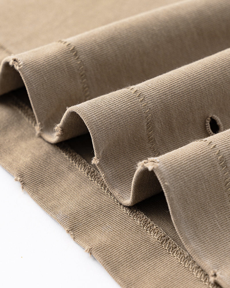 復古做舊無袖T恤