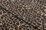 American retro leopard print short-sleeved shirt