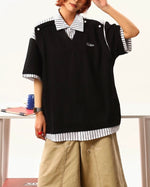 가짜 투피스 반팔