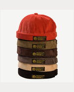 コーデュロイのヒップホップキャップ