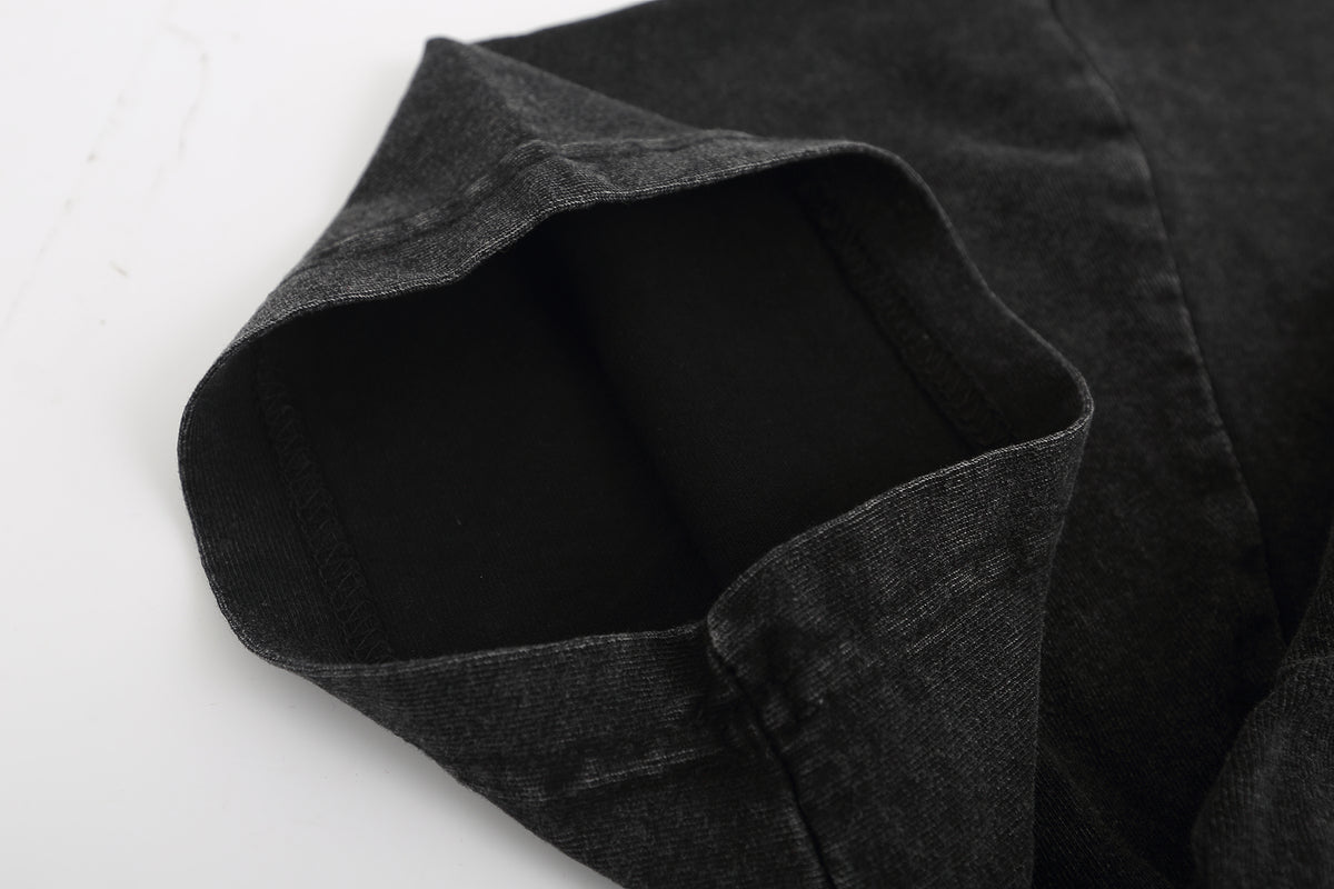 아메리칸 레트로 꽃무늬 반소매