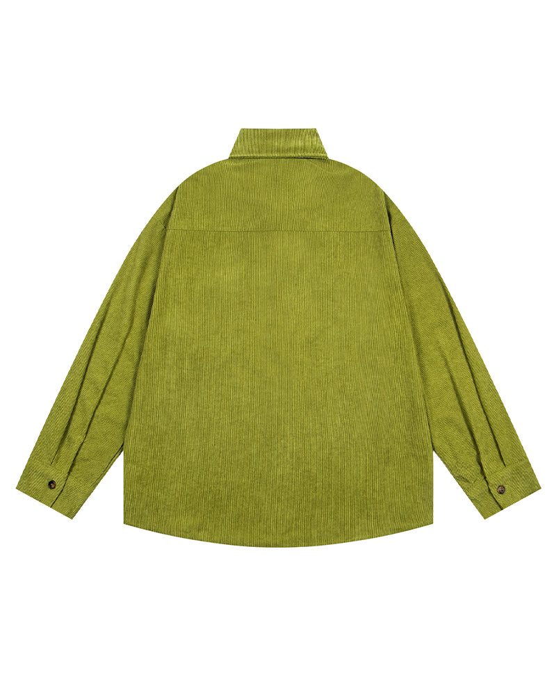 Corduroy Casual Long-Sleeved Shirt