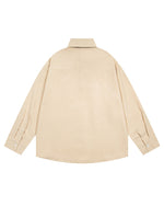 Casual Embroidered Long-Sleeved Shirt