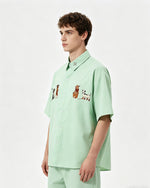 Cute Puppy Short Sleeve Shirt