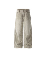 Ombre Straight-Leg Casual Pants