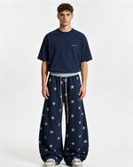 Star-print sweatpants
