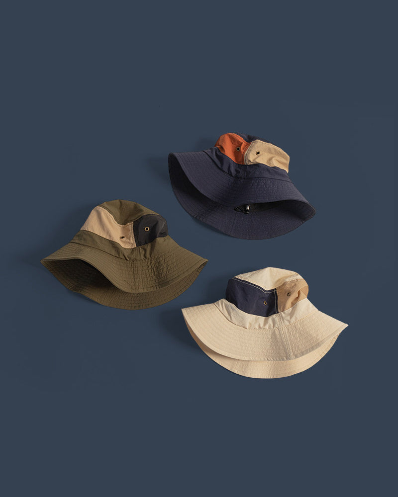 Color-block Sun Hat