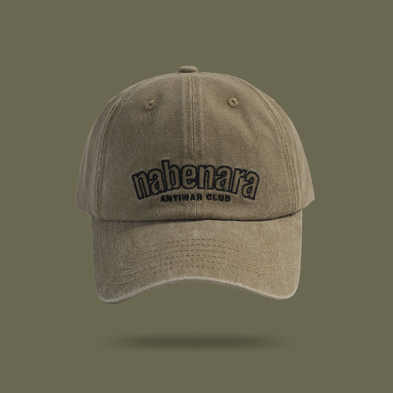 復古水洗棒球帽