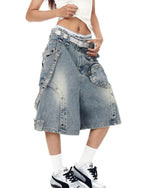Vintage Baggy Denim Shorts