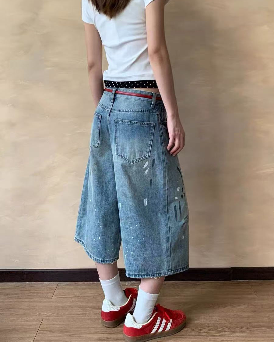 做舊水洗牛仔褲