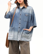 Vintage Simple Denim Shirt
