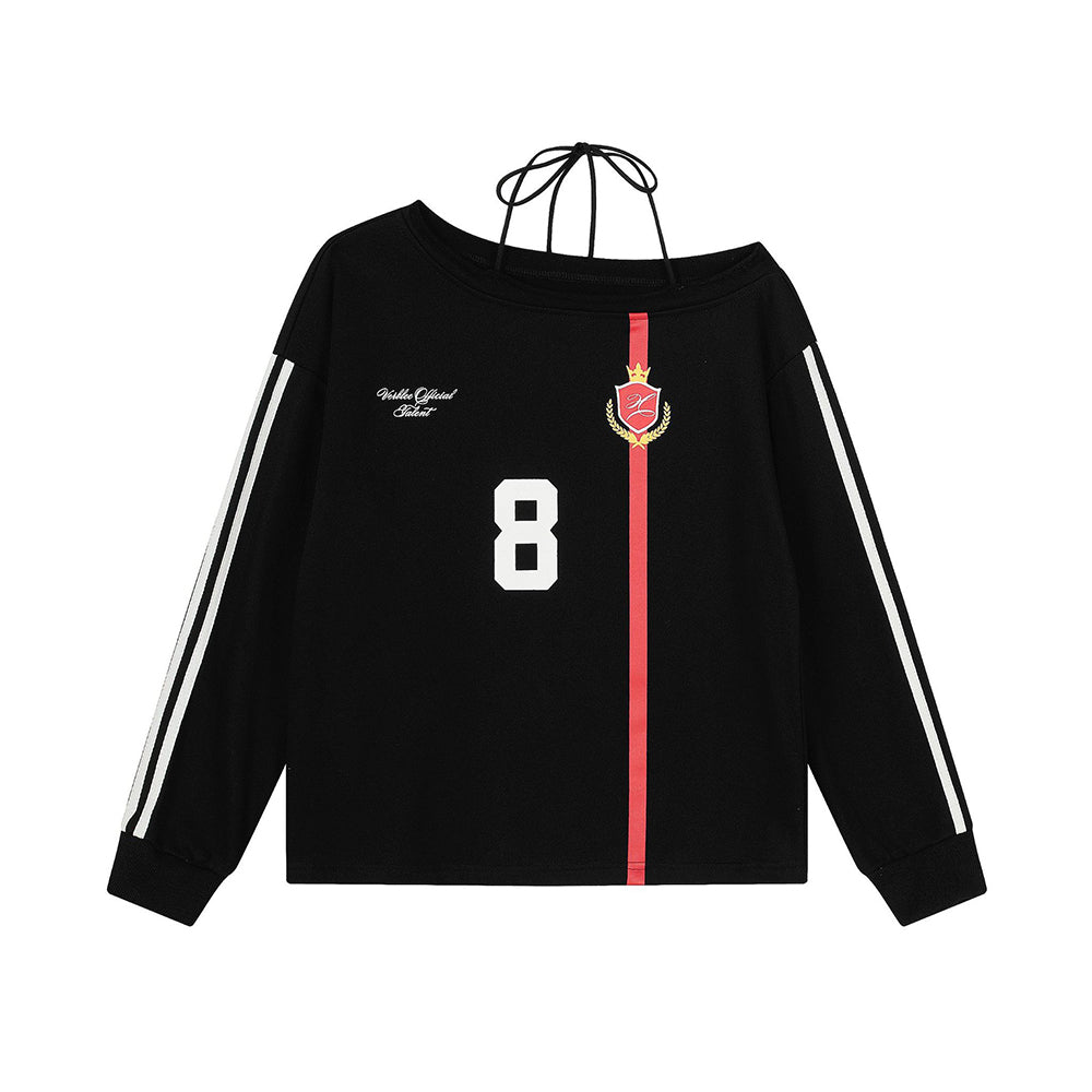 Retro contrast long sleeves