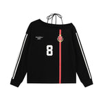 Retro contrast long sleeves