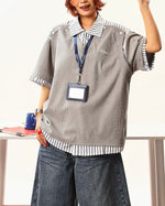 가짜 투피스 반팔