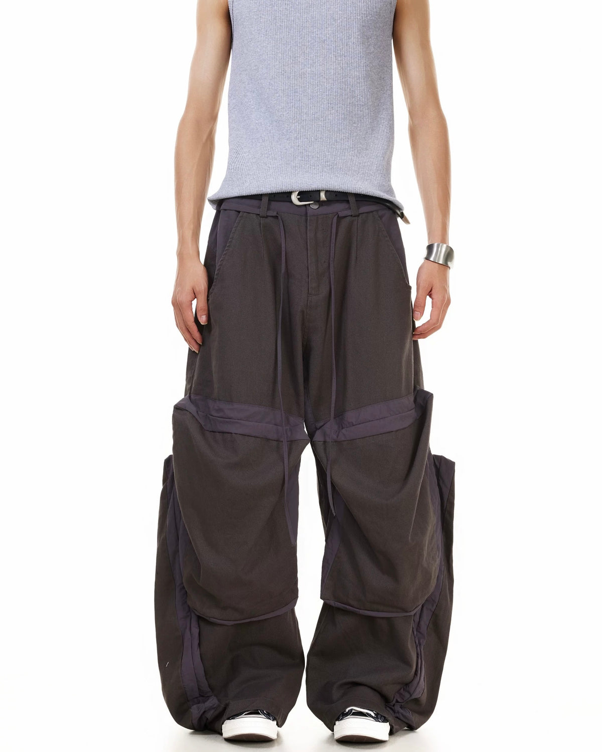 休閑百搭工裝褲