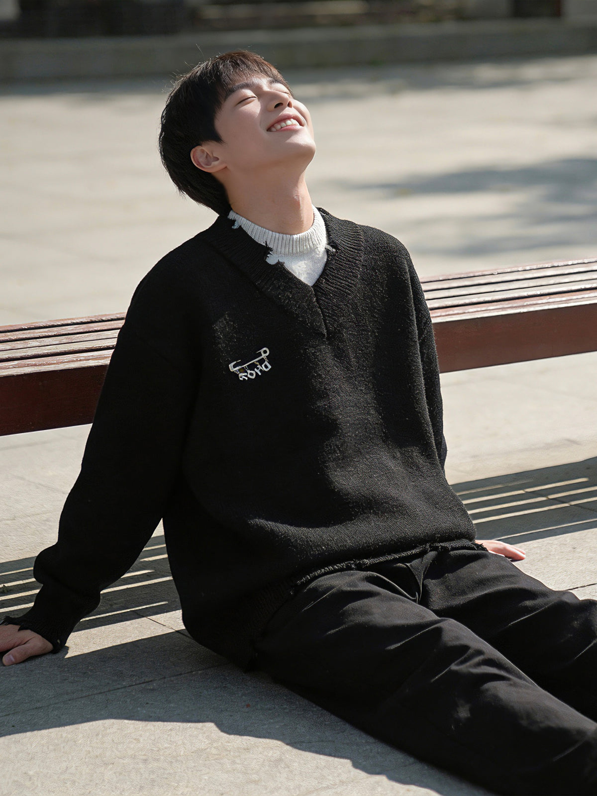 復古百搭針織毛衣