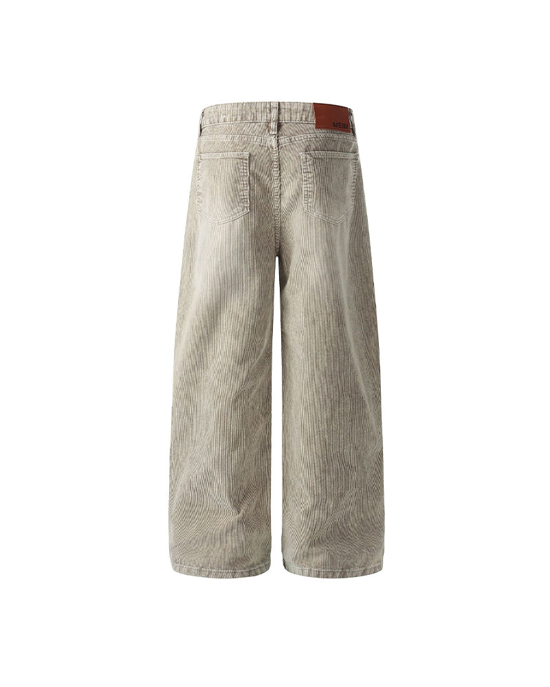 Ombre Straight-Leg Casual Pants
