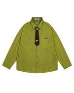 Corduroy Casual Long-Sleeved Shirt