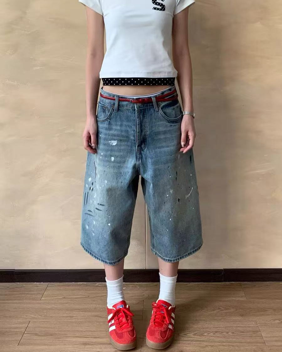 做舊水洗牛仔褲