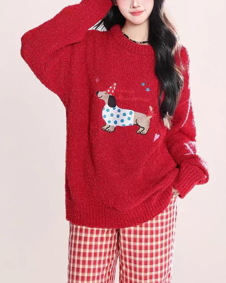 vintage loose pullover sweater