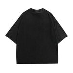 아메리칸 레트로 꽃무늬 반소매