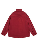 Casual Embroidered Long-Sleeved Shirt