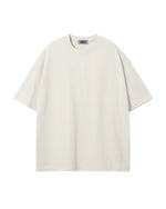 クルーネック無地オーバーサイズカップル半袖Tシャツ
