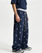 Star-print sweatpants