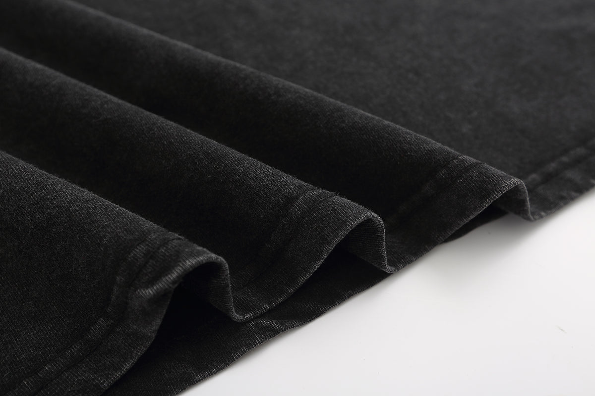 아메리칸 레트로 꽃무늬 반소매