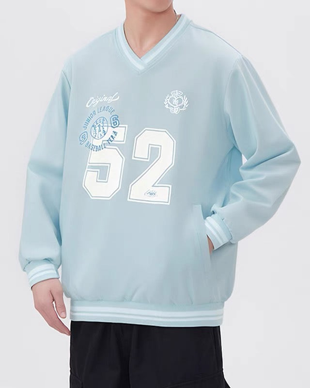 V領運動棒球服