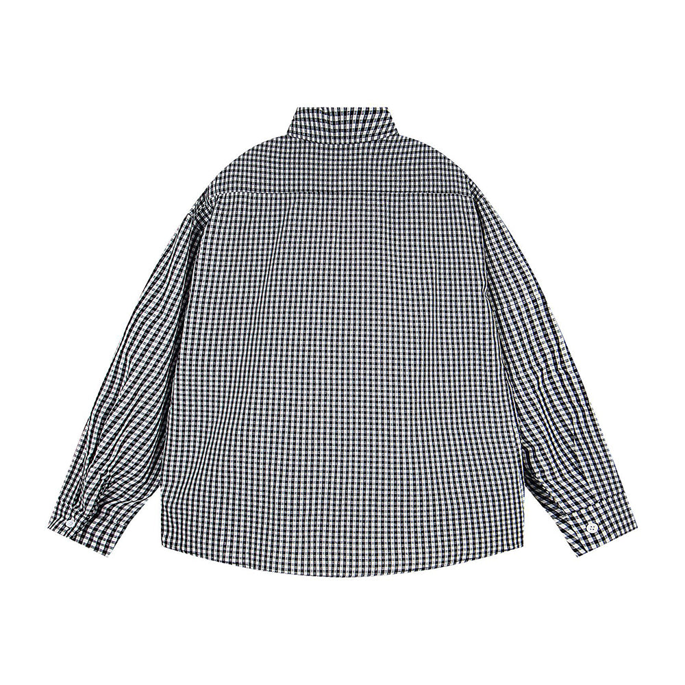 復古蝴蝶結長袖襯衫