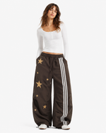 Striped star trousers