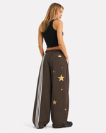 Striped star trousers